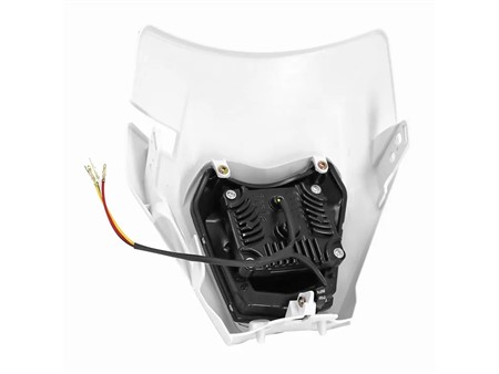 Frontmaske / Lampenmaske LED Universal KTM EXC 2.0 Weiss
