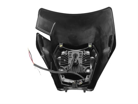 Frontmaske / Lampenmaske LED Universal KTM EXC 2.0 Schwarz
