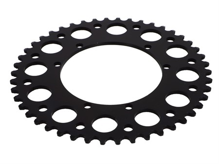 Zahnkranz AKOA «Aluminium schwarz» 46 Zähne - Puch Maxi