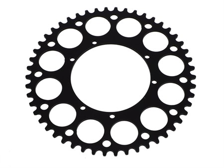 Couronne AKOA alu "noir anodisé" 50 dents, vélomoteurs Puch Maxi Couronne AKOA alu "noir anodisé" 50 dents, vélomoteurs Puch Maxi