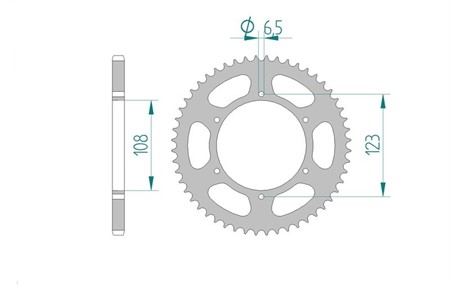 Couronne acier 420 / 48 dents