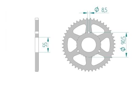 Courronne 420 / 47 dents