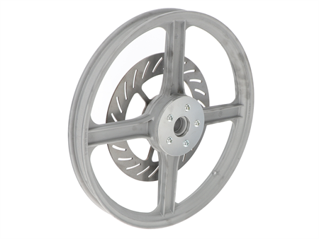 Scheibenbremse Rad Set Umbaukit Piaggio Ciao vorne 260mm (Version 2)