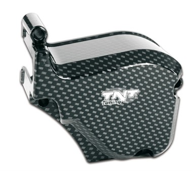 Couvercle de pompe à huile, moteur Derbi D50B0 euro3 , look carbone Couvercle de pompe à huile, moteur Derbi D50B0 euro3 , look carbone