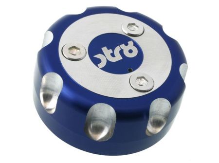 Tankdeckel CNC RACING" STR8, Derbi Senda, Blau Tankdeckel CNC RACING" STR8, Derbi Senda, Blau