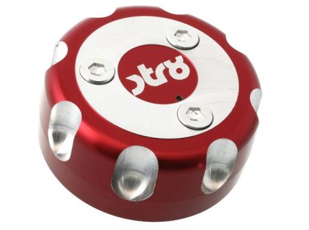 Tankdeckel CNC RACING" STR8, Derbi Senda, Rot Tankdeckel CNC RACING" STR8, Derbi Senda, Rot
