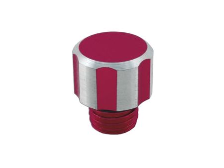 Getriebeöl-Einfüllschraube Minarelli AM6, aluminium, Rot Getriebeöl-Einfüllschraube Minarelli AM6, aluminium, Rot