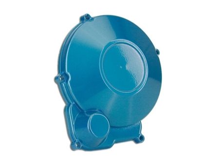 Abdeckung Zündung Minarelli AM6, Blau eloxiert Abdeckung Zündung Minarelli AM6, Blau eloxiert