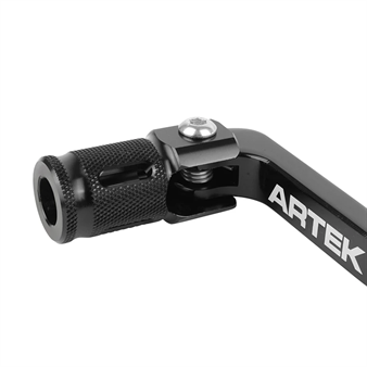 Ganghebel ARTEK Alu CNC schwarz Derbi / Gilera / Aprilia