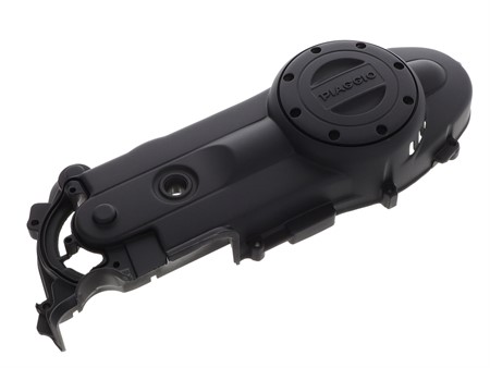 Couvercle de variateur noir mat, Vespa Primavera / Sprint 50 cc