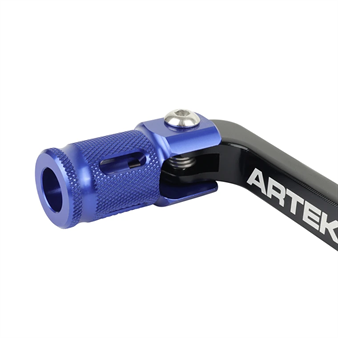 Ganghebel ARTEK Alu CNC schwarz/blau Derbi / Gilera / Aprilia