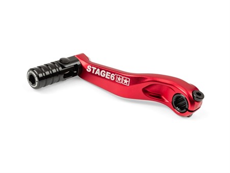 Schalthebel Stage6 rot, Minarelli AM6 Enduro/SM