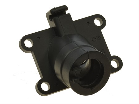 Ansaugstutzen 20mm Minarelli AM6, Ø25mm Anschlussweite Ansaugstutzen 20mm Minarelli AM6, Ø25mm Anschlussweite