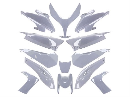 Kit carrosserie gris nardo 13 pièces, scooter Yamaha T-Max 500cc 2008-2011