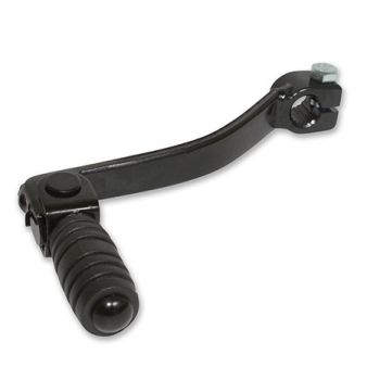 Ganghebel Senda Stahl schwarz mit Gummi, moto 50cc Derbi Senda, GPR / Gilera RCR, SMT Ganghebel Senda Stahl schwarz mit Gummi, moto 50cc Derbi Senda, GPR / Gilera RCR, SMT