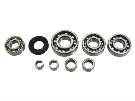 Kit révision de roulements boite de vitesse, motos 50cc avec moteur Minarelli AM6 Kit révision de roulements boite de vitesse, motos 50cc avec moteur Minarelli AM6