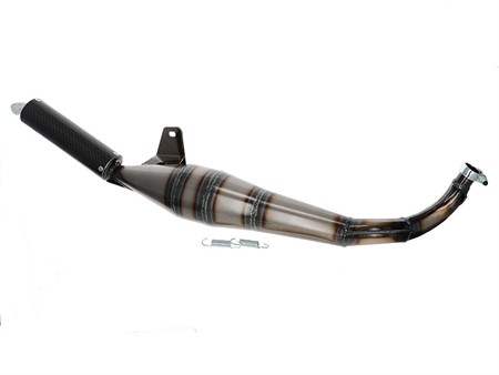 Auspuff Simonini Thunder Carbon, Anschluss 22mm, Piaggio Si / Grillo Auspuff Simonini Thunder Carbon, Anschluss 22mm, Piaggio Si / Grillo