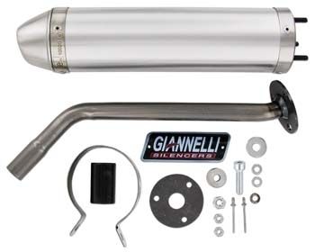 Schalldämpfer Giannelli aluminium, zu Auspuff 48172 Schalldämpfer Giannelli aluminium, zu Auspuff 48172