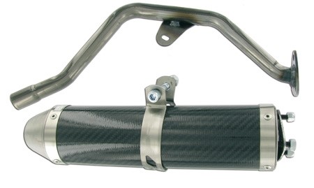 Silencieux Giannelli carbone, pour echappement 48320, Yamaha DT50R / X 2004-2009