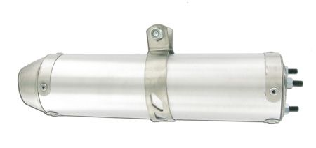 Schalldämpfer Giannelli Derbi DRD Edition 50 SM, Bj. 05, aluminium Schalldämpfer Giannelli Derbi DRD Edition 50 SM, Bj. 05, aluminium