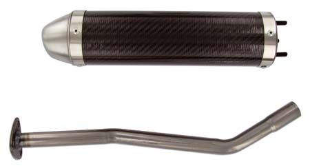 Silencieux Derbi Senda R 00-03 carbon pour 48370 Silencieux Derbi Senda R 00-03 carbon pour 48370