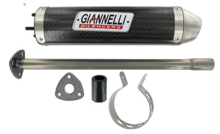 Silencieux Giannelli carbone, Aprilia RS50 dès 2006 / Derbi GPR/RS50 dès 2004 (pour pot 48380)