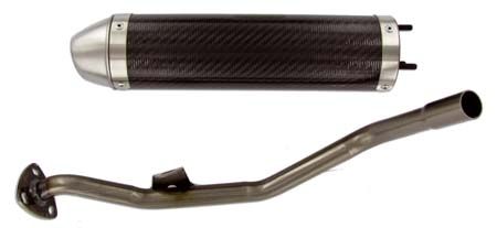 Schalldämpfer Giannelli Peugeot XPS 50 TL carbon Schalldämpfer Giannelli Peugeot XPS 50 TL carbon