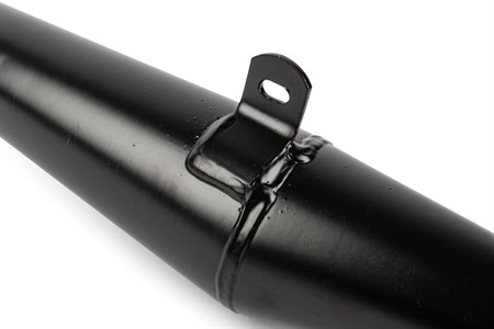 Pot d'échappement Tecno Boss noir, vélomoteurs Puch