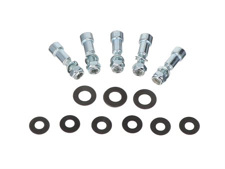 Vis pour levier de frein avec écrou stop M5 x 26mm (5pcs), scooter Vespa V50, PV, PX Vis pour levier de frein avec écrou stop M5 x 26mm (5pcs), scooter Vespa V50, PV, PX