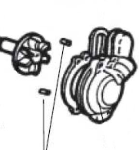 Passhülse 4x10mm Wasserpumpe Minarelli AM6 (1 Stück)