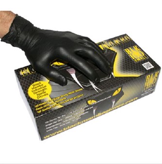 Gants NI-FLEX en nitril, noir 50 pièce taille M