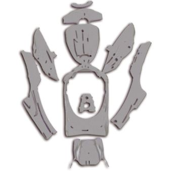 Verkleidungskit 10-Teilig GY6 silber Verkleidungskit 10-Teilig GY6 silber