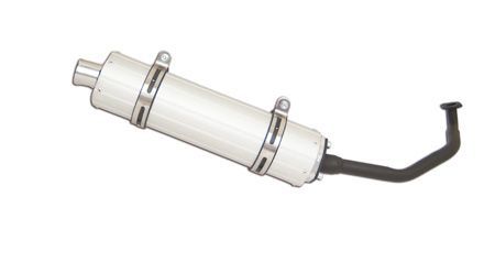 Pot d'échappement alu, Scooter Chine Moteur GY6 125cc 4T Pot d'échappement alu, Scooter Chine Moteur GY6 125cc 4T
