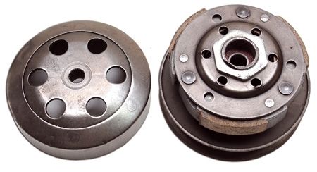 Correcteur couple complet original, embray.107mm, moteur scooter chinois GY6 type139QMB Correcteur couple complet original, embray.107mm, moteur scooter chinois GY6 type139QMB