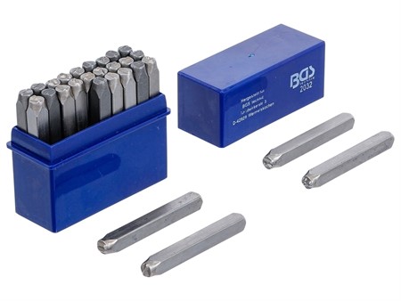 Schlagbuchstaben A-Z / 10mm (27-teilig)