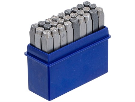 Schlagbuchstaben A-Z / 10mm (27-teilig)