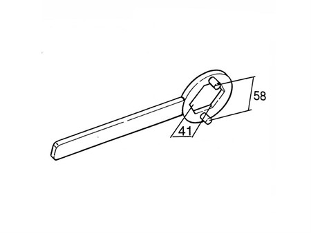 Haltewerkzeug Kupplung Minarelli Yamaha 41mm