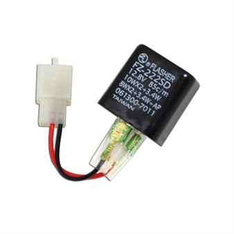 Blinkerrelais 12V / max. 4x12W / 2 Pins Honda/Kawasaki/Yamaha Blinkerrelais 12V / max. 4x12W / 2 Pins Honda/Kawasaki/Yamaha
