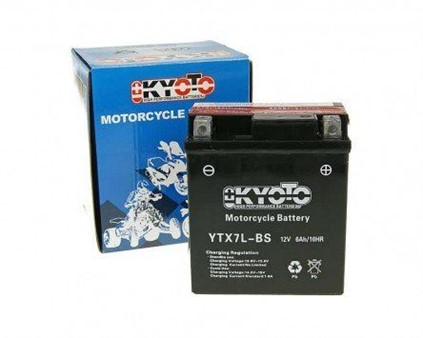 Batterie YTX7L-BS Kyoto Batterie YTX7L-BS Kyoto