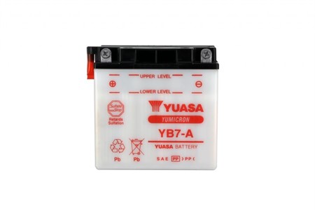 Batterie YB7-A Yuasa (leer) Batterie YB7-A Yuasa (leer)