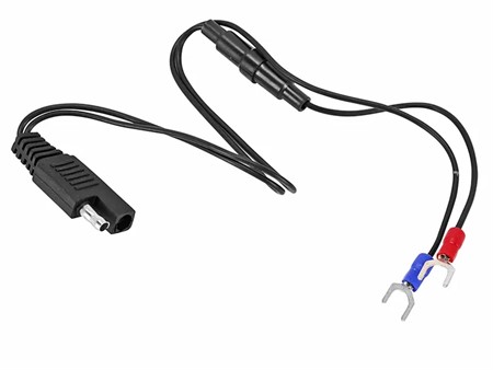 USB-/USB-C-Ladegerät mit Lenkerhalterung für Motorrad und Roller, geeignet zum Laden von Telefon/Smartphone und GPS.