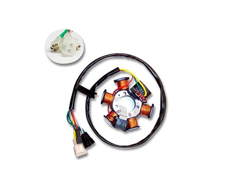 Stator Derbi 50cc ab Bj. 2006, Motor D50B0 / DB50B0 Stator Derbi 50cc ab Bj. 2006, Motor D50B0 / DB50B0