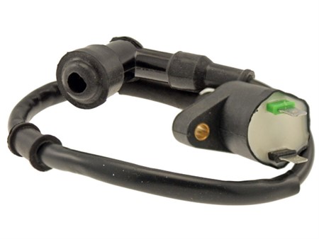 Bobine d'allumage HT (câble 37cm) avec capuchon bougie, Benelli / Gilera / Honda / Malagtui / Piaggio 50-250cc