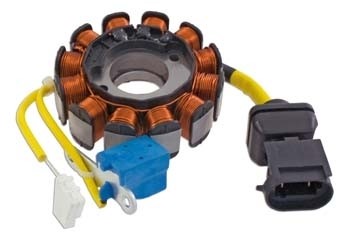 Stator d'allumage (plateau bobines), scooter Piaggio/Gilera 125-200cc 4T Stator d'allumage (plateau bobines), scooter Piaggio/Gilera 125-200cc 4T