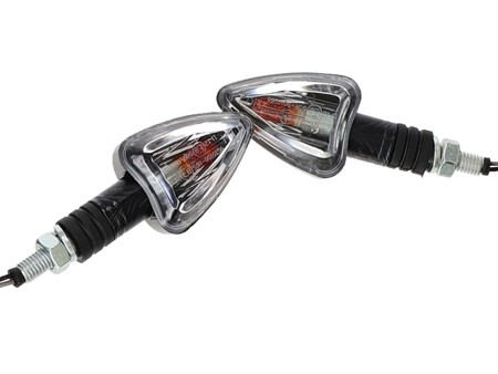 Blinkerpaar transparent / carbon halogen, universal