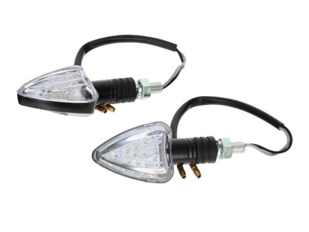 Blinkerset LED schwarz (M8) kurz E8 Prüfzeichen Blinkerset LED schwarz (M8) kurz E8 Prüfzeichen
