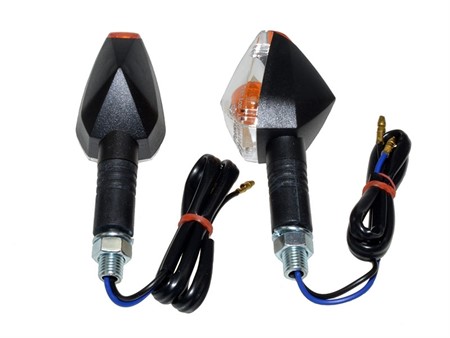 Clignotants LEXUS 10W 60x35mm, homologué CE, noirs