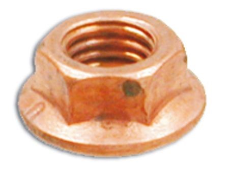 Ecrous M7 x 1mm en laiton (10 pcs)