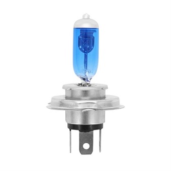 Ampoule sur socle halogène H4 12V/55W Bleue