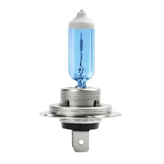 Ampoule sur socle halogène H7 PX 26D, 12V 55W bleue